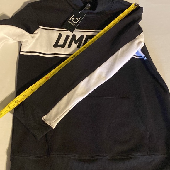 Ideology Big Boys Colorblocked Pullover Hoodie Noir Limitless Medium NWT - Picture 11 of 11